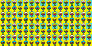 Fresque numérique réalisée avec le programme d'animation transformation digitale pop-art.fun