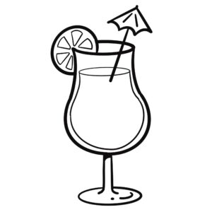 Dessin utilisé dans l'animation fresque digitale pop art pour office de tourisme