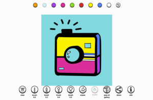 Idée d'animation numérique pop art pour station balnéaire et office de tourisme