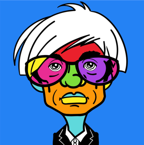 Andy Warhol pop art portrait customize online with pop-art.fun app