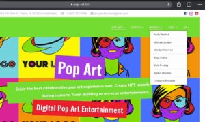 Pop Art platform convention visitors bureau entertainment ideas