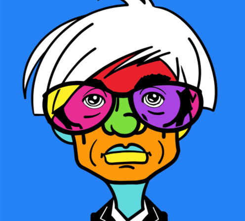 Andy Warhol pop art portrait customize online with pop-art.fun app